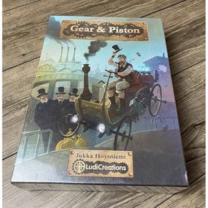 LUDICREATIONS Gear & Piston Board Game for 2 to 6 Players Ages 8+ Factory Sealed